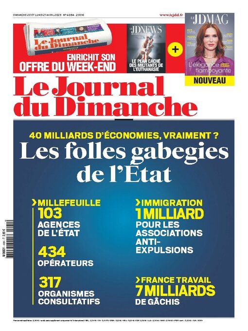 Title details for Le Journal du dimanche by Lagardere Media News - Available
